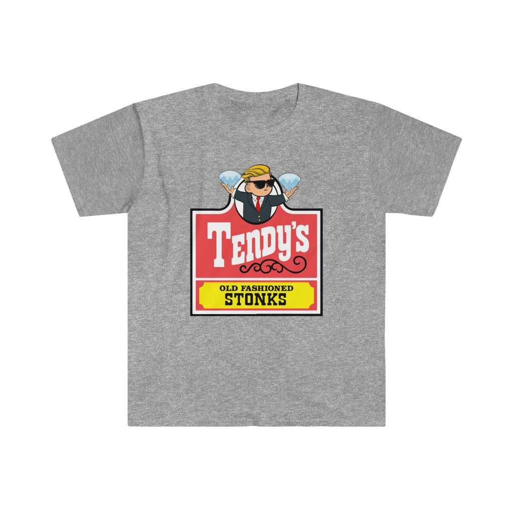 Tendy's Wall St Bets Investing Stonks Crypto Diamond Hands Unisex T-Shirt
